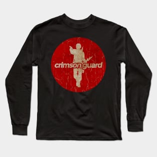 crimson guard - simple red circle vintage Long Sleeve T-Shirt